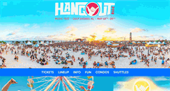 Desktop Screenshot of hangoutmusicfest.com